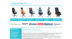 Desktop Screenshot of buerostuhle.com